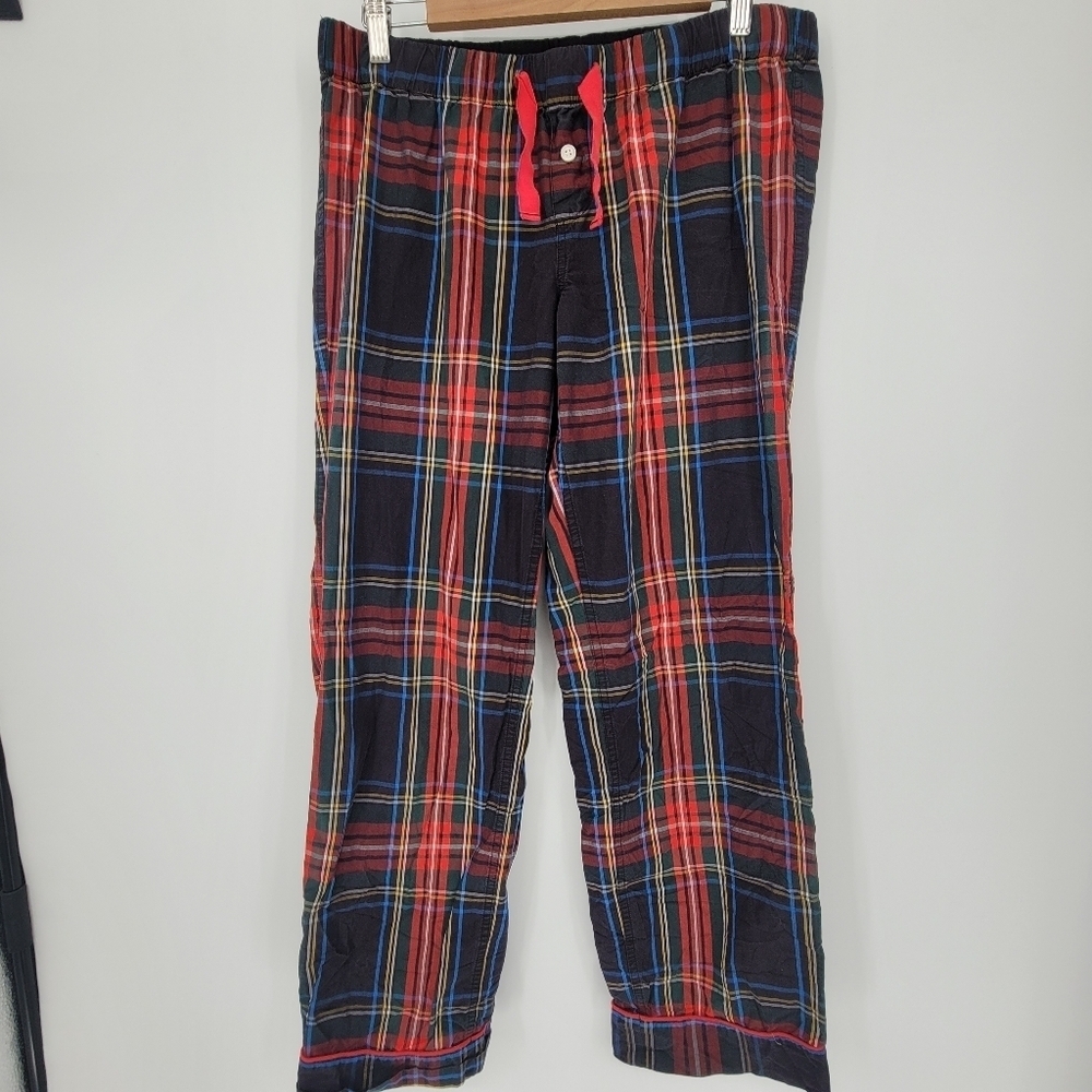 J crew plaid mens Christmas pajamas size  small